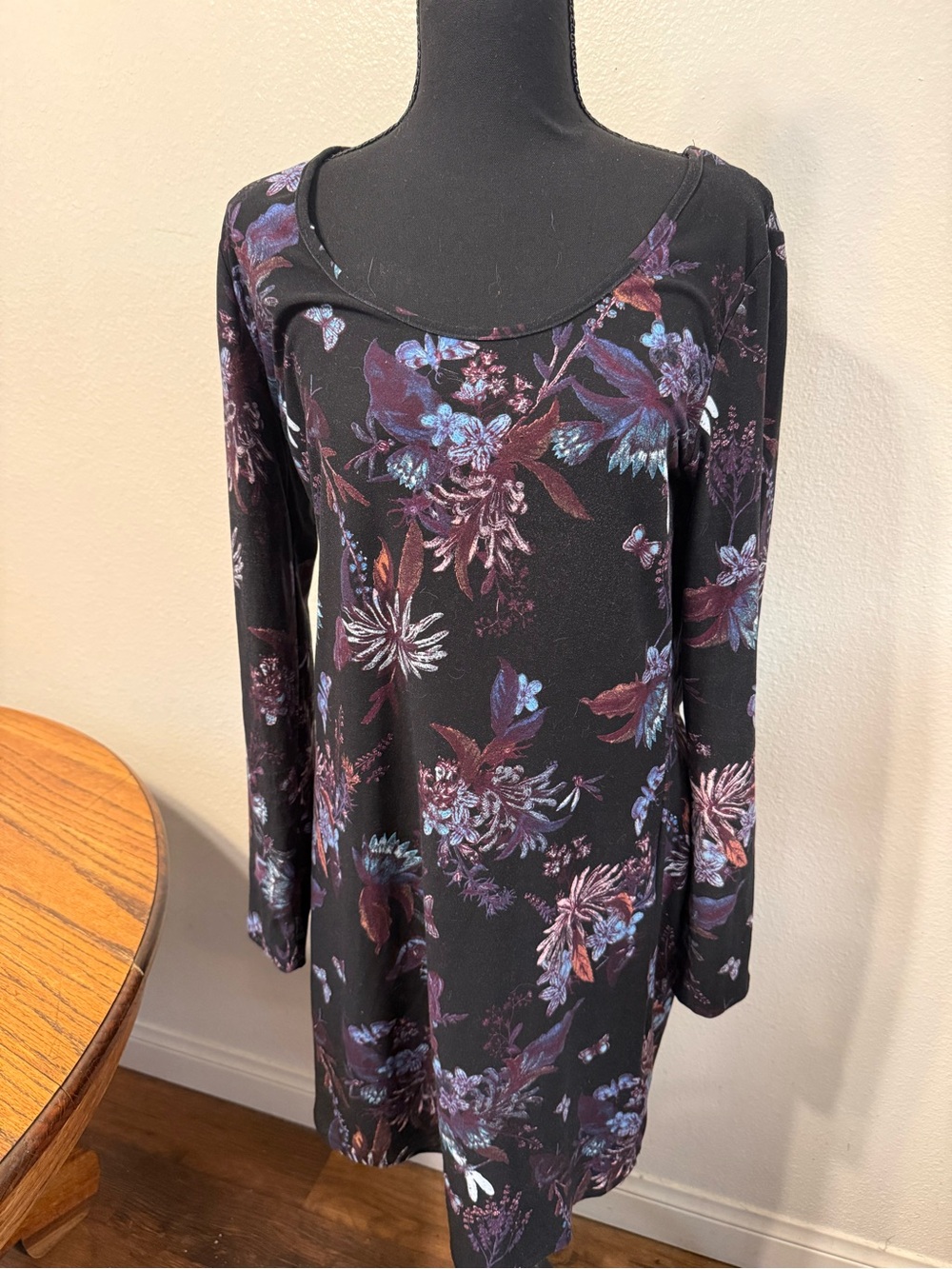 Mudd fall season autumn long sleeve dress cross cross back
